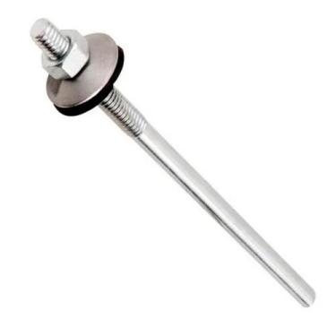 Imagem de Haste telha 1/4x250mm completo - METALGON