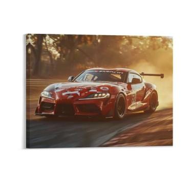 Imagem de HouLaiZhe Drift Car Sup Jdm Pôsteres de poeira de carro tela estética decoração de sala de parede impressões de sala de galeria decoração de parede para quarto sala de estar escritório 08 x 10