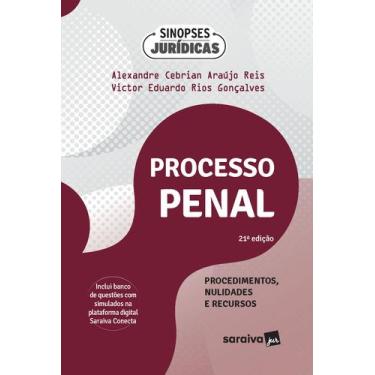 Imagem de Livro - Sinopses Jurídicas - Processo Penal-Procedimentos, Nulidades e