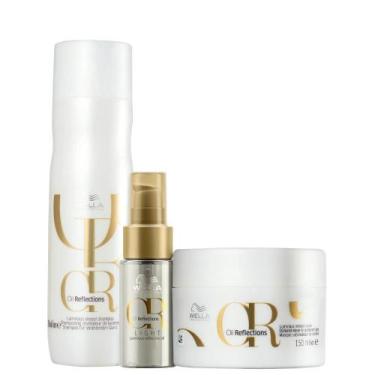 Imagem de Wella - Oil Reflections - Kit Shampoo 250 Ml + Oleo Light 100 Ml + Mas