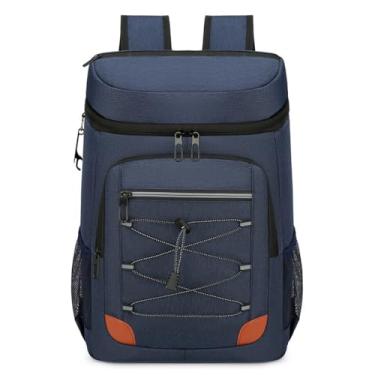 Imagem de Mochila de Coolers Isolada à Prova Vazamentos com Compartimento para Almoço Água - Piquenique Viagem Esportes Grande Capacidade Lining Leve