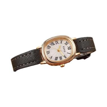 Imagem de Relógio De Quartzo Com Pulseira De Couro Feminino Presente De Hallowee