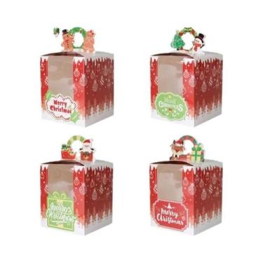 Imagem de Conjunto De Caixas De Presente De Natal Com 12 Ou 24 Unidades Com Supo