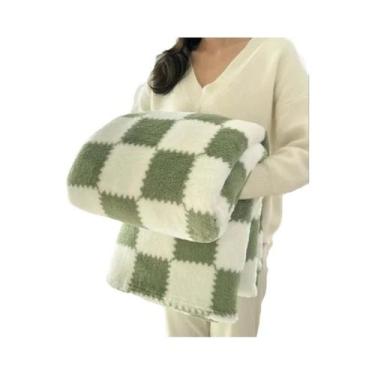 Imagem de Cobertor De Flanela Panda Rosa E Branco, Macio E Confortável Para Sofá