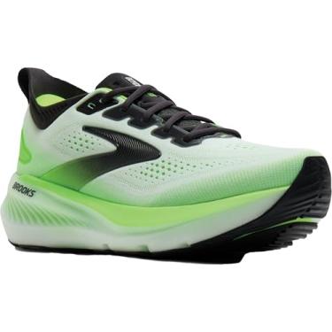 Imagem de Brooks Tênis de corrida masculino Glycerin 23 Neutral - Branco/Fantasma/Verde Gecko - 39 médio