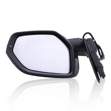 Imagem de Wyrxalon Espelho retrovisor da porta do lado do passageiro direito 6 + 2 pinos 3CN857508AM9B9 compatível com VW Atlas 2019-2023 lente de ajuste elétrico + aquecimento + seta + lâmpada de iluminação