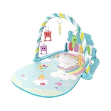 Imagem de Brinquedo De Fitness Para Bebês Recém-Nascidos, Piano Musical Com Peda