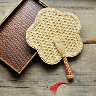 Imagem de Handmade tecido ventilador de palha, grande fã cattail, continuar, est