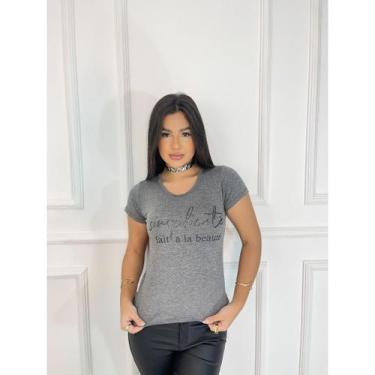 Imagem de Blusa feminina estampada a Simplicidade faz a beleza - GK TODA BELA, C