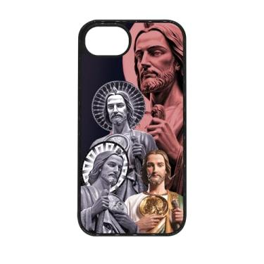 Imagem de qizjio San Judas Capa protetora à prova de choque Mexico Guadalupe capa de telefone para iPhone 16e