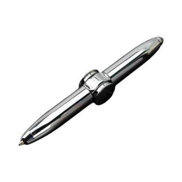 Imagem de Caneta Giratória De Metal Com LED, Fidget Spinner Para Ansiedade, Cane