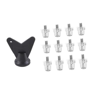 Imagem de Vaveren Travas para chuteiras de futebol, rúgbi e grama sintética, modelo M5, antiderrapantes, para uso em ambientes internos e externos. Ideal para