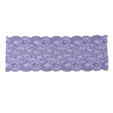 Imagem de Fita de renda 17cm de largura, 10 jardas, elegante, acessórios de roupas diy, guarnição de renda bordada para festa de casamento, decorações de casa, material de nylon (novo azul)