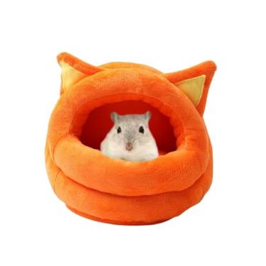 Imagem de Copfeu Cama de hamster para animais de estimação, ninho de algodão quente engrossado no inverno, ninho confortável para dormir, abrigo fofo, adequado para hamsters, porquinhos-da-índia, planadores de