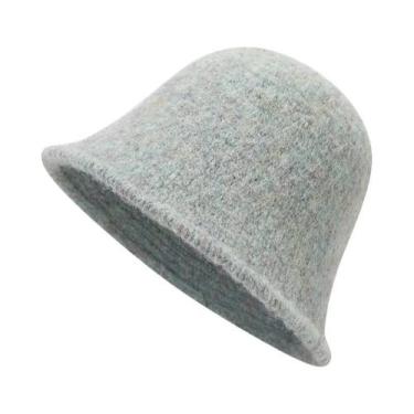 Imagem de Chapéu De Feltro Vintage Feminino Estilo Britânico Retro Panama Cap De