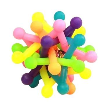 Imagem de Brinquedos Coloridos Resistentes a Mordidas Para Gatos E Cães, Bolas D