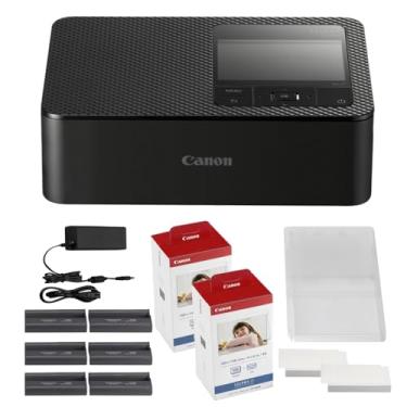 Imagem de Canon SELPHY CP1500 Impressora fotográfica compacta | Preto com 2 x conjunto de papel e tinta colorida KP-108IN (3 itens)