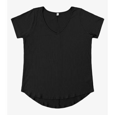 Imagem de Blusa Feminina Plus Size da Infinita Cor Preto-Feminino