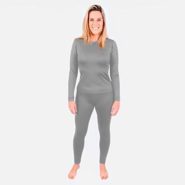 Imagem de Calça Térmica Segunda Pele RT Feminino Frio Intenso Viagens Neve Esportes Aventura 250g-Feminino