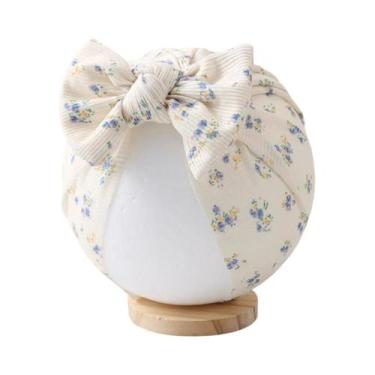 Imagem de Toucas Turbante Para Bebês Com Estampa De Flor, Coração, Margarida, Bo