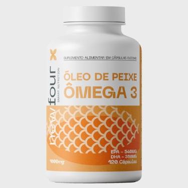 Imagem de Ômega 3 NewFour 1000mg – Óleo de Peixe com EPA 540mg e DHA 360mg – 120 Cápsulas – Suplemento Alimentar Premium – Alta Concentração – Uso Diário
