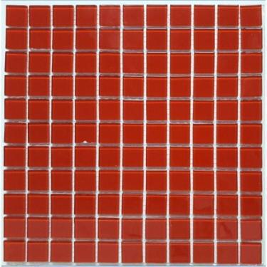 Imagem de Kit 1m² Pastilha de Vidro e Cristal 30cm X 30cm Vermelho