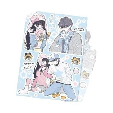 Imagem de Adesivos De Personagens De Desenho Animado Coreanos Para Caderno, Diár