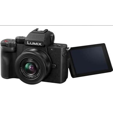 Imagem de Panasonic Câmera Lumix DC-G100DKEBK Micro Four-Thirds Mirrorless com Lente Lumix G Vario 12-32 mm F3.5-5.6, 20,3MP, 4K 30p e FHD 60 Vídeo, Câmera Vlogging, Monitor de Ângulo Livre, Carregamento USB-C,