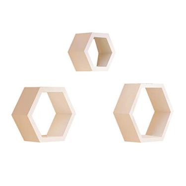 Imagem de Prateleiras flutuantes, prateleiras de parede, prateleiras suspensas, prateleiras de cubo, conjunto de 3 como estante de livros, decoração de estante, moldura de unidade de exibição, capacidade de