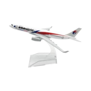 Imagem de Modelo De Avião De Metal Diecast Série A330 De 16CM Para Crianças, Pre