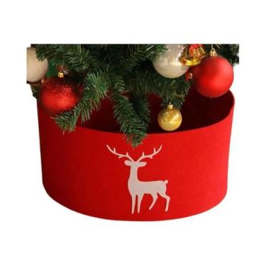 Imagem de Capa Decorativa Para Árvore De Natal, Cobertura Macia Para a Base Da Á