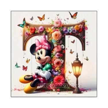 Imagem de Kit De Bordado Em Diamante Mickey Mouse Minnie, Pintura Em Mosaico Dis