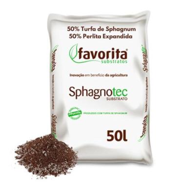 Imagem de Substrato Sphagnotec Turfa e Perlita 50/50 Grow Cultivo - 50 Litros - 