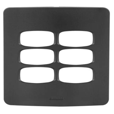 Imagem de Placa 6 Módulos 4X4 - Alumbra Gracia Black Maxx - Gbmx043