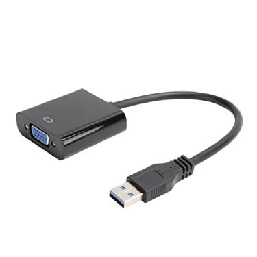 Imagem de Luqeeg Conversor de Cabo Adaptador USB 3.0 para VGA 1920x1080 Plug and Play para 7/8/10 Acessório de Computador Compatível