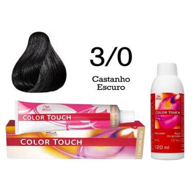 Imagem de Tonalizante Color Touch 3.0 Castanho Escuro Emulsão Ox  Wella Professi