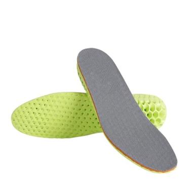 Imagem de THJKUPO Palmilha booster, tecido bolha, confortável, respirável, amortecimento esportivo