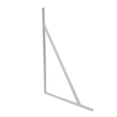 Imagem de Cantoneira de Ferro 40x25cm Mão Francesa Branco - Tudo em Caixa