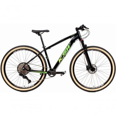 Imagem de Bicicleta Aro 29 Ksw Xlt 12v Garfo Com Trava 11-50 Preto-verde 15