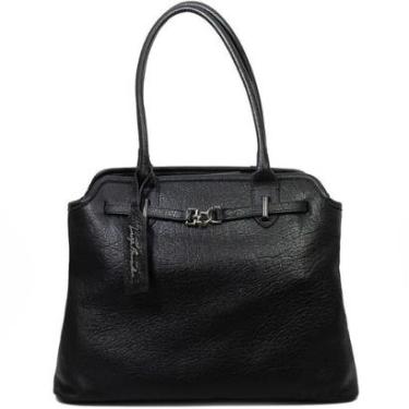 Imagem de Bolsa Maxi Tote Couro com Chaveiro Luiza Barcelos 77771197-Feminino