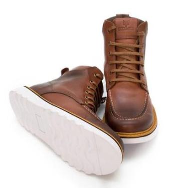 Imagem de Bota Coturno Social Masculina Cano Médio Casual Confort-Masculino