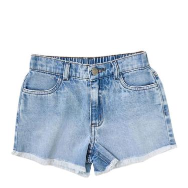 Imagem de Shorts Hering Jeans Infantil Menina Barra Desfiada-Feminino
