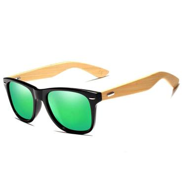 Imagem de Óculos De Sol Kingseven Vintage Hastes De Madeira Uv400