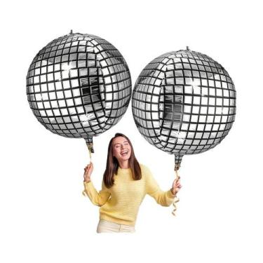 Imagem de Balões De Alumínio Dourado, Prateado, Verde E Vermelho De 32 Polegadas