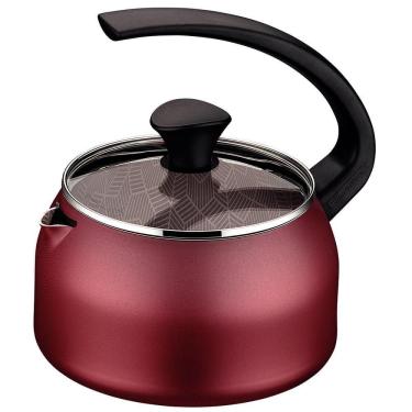 Imagem de Chaleira Tramontina Em Alumínio Vermelho C- Revestimento Em Antiaderente Starflon Max 1,9 L 28534719