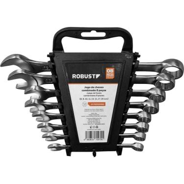 Imagem de Jogo De Chaves Combinadas, 8,0 Mm A 19,0 Mm, Com 8 Peças, S09105008 3370079, Robust Ostenvonder