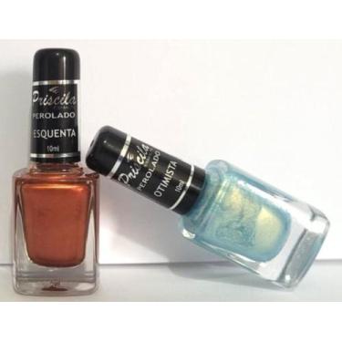 Imagem de ESMALTES PRISCILA ESQUENTA e OTIMISTA PAR COMBINADO 2 CORES R 8,60 a U