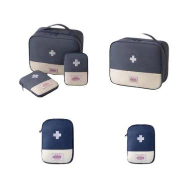 Imagem de Kit De Primeiros Socorros Médico Portátil Organizador 3 Peças Para Cam