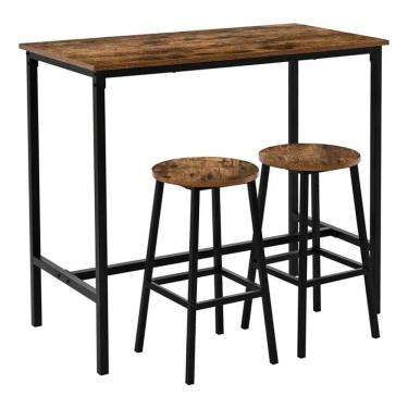 Imagem de Conjunto De Jantar 3 Pecas Bar Wood Madeira - Istambul