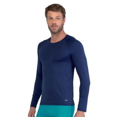 Imagem de Camiseta Mash Masculina Manga Longa com Proteção Uv Fps 50-Masculino